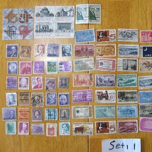 COPY - Lot Of 100 Assorted U.S. Stamps mostly from 1950 through 1981